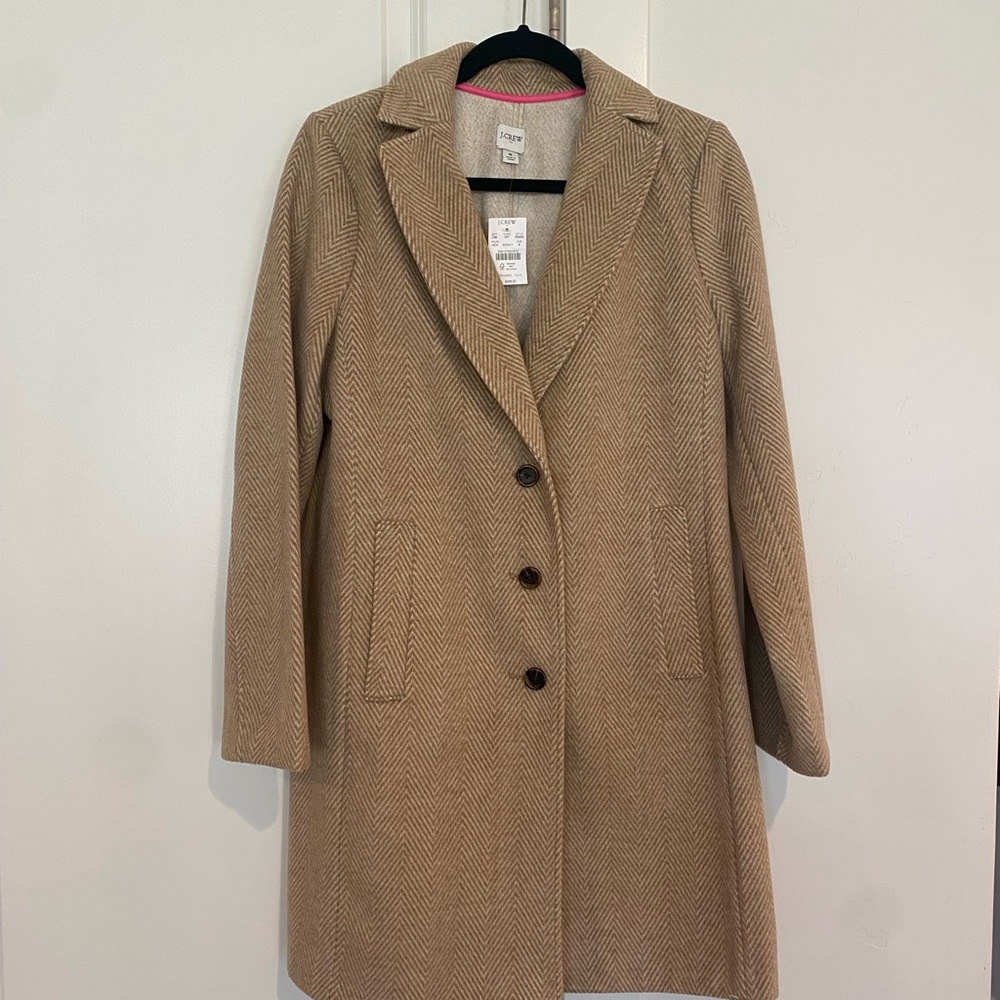 J. Crew Classic Tan Trench Coat